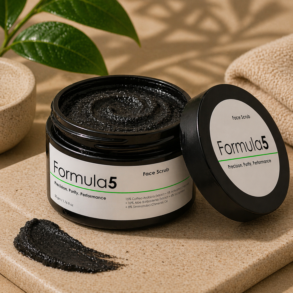 Exfoliating Coffee Face Scrub 15% Coffea Arabica Extract