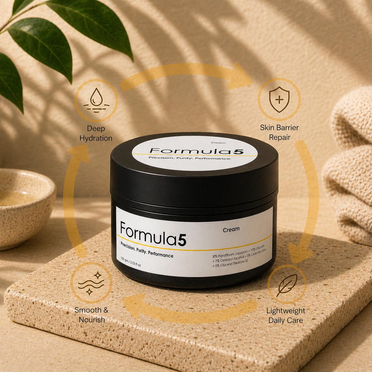 Skin Recovery Cream 8% Paraffinum Liquidum