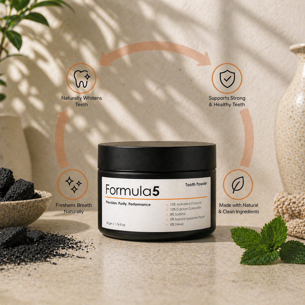 Deep Clean Charcoal Tooth Powder 15% Activated Charcoal