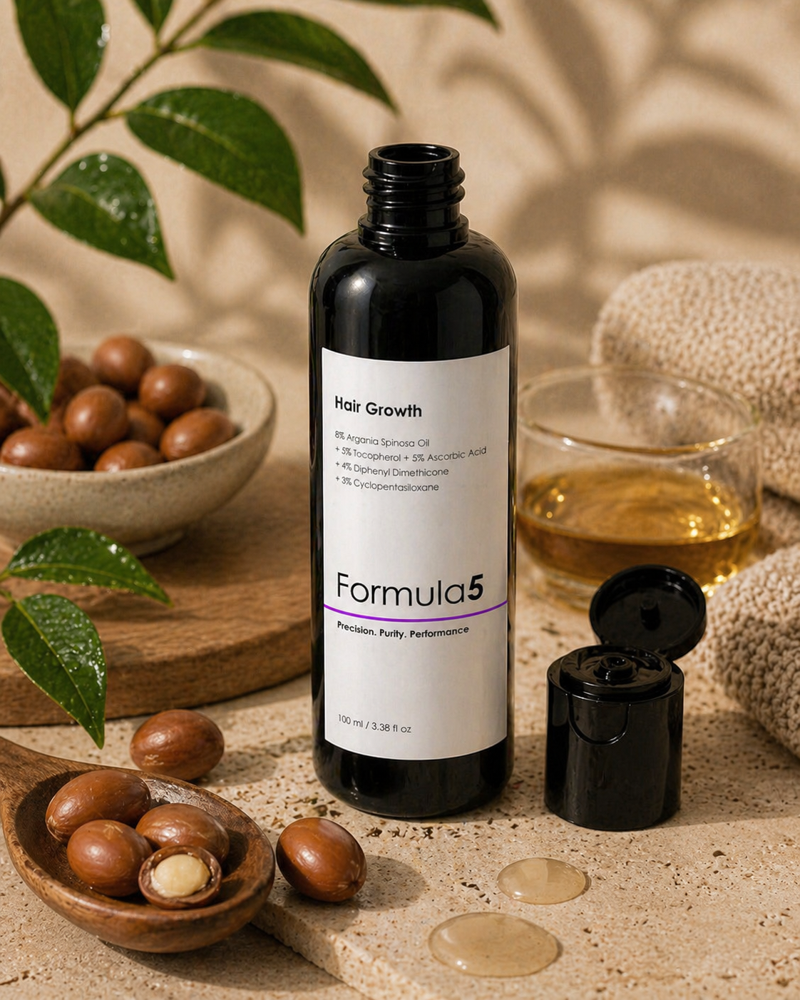 Hair Growth Oil 8% Argania Spinosa Oil