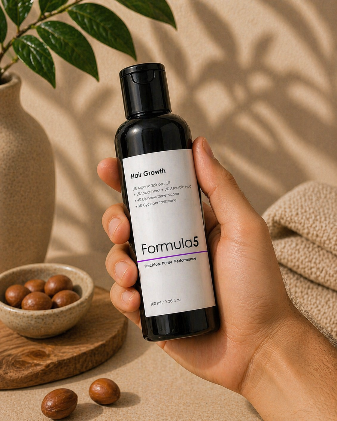 Hair Growth Oil 8% Argania Spinosa Oil