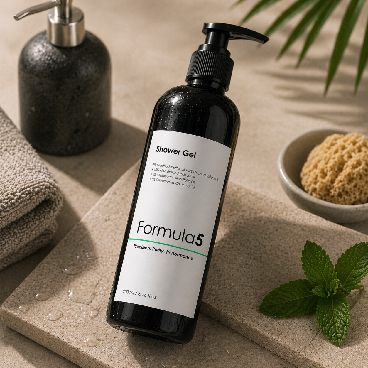Purifying Tea Tree Shower Gel 10% Aloe Barbadensis Juice
