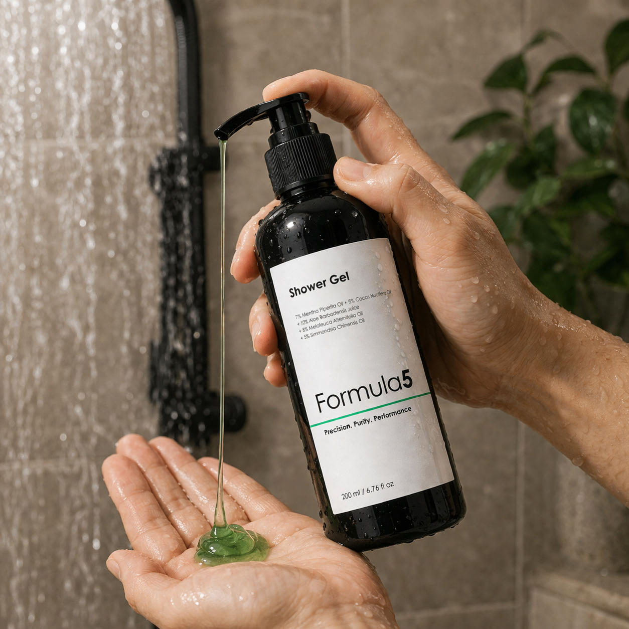 Purifying Tea Tree Shower Gel 10% Aloe Barbadensis Juice