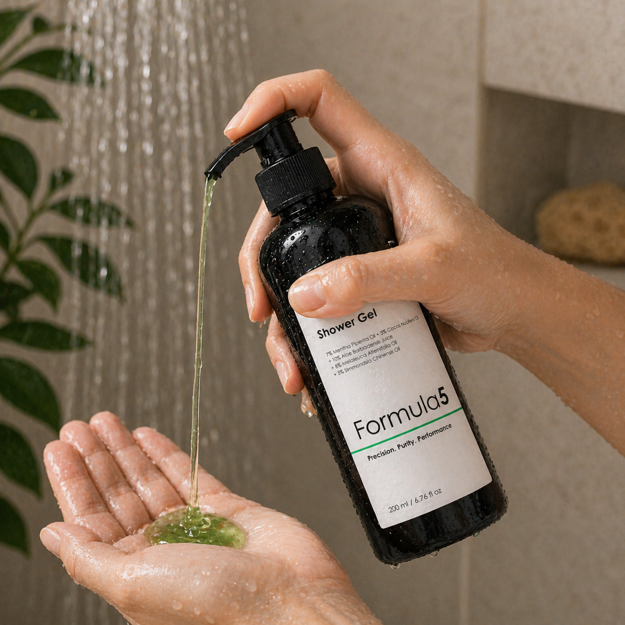 Purifying Tea Tree Shower Gel 10% Aloe Barbadensis Juice