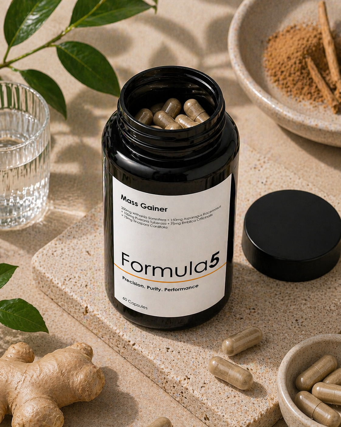 Vital Mass Capsules 200mg Ashwagandha