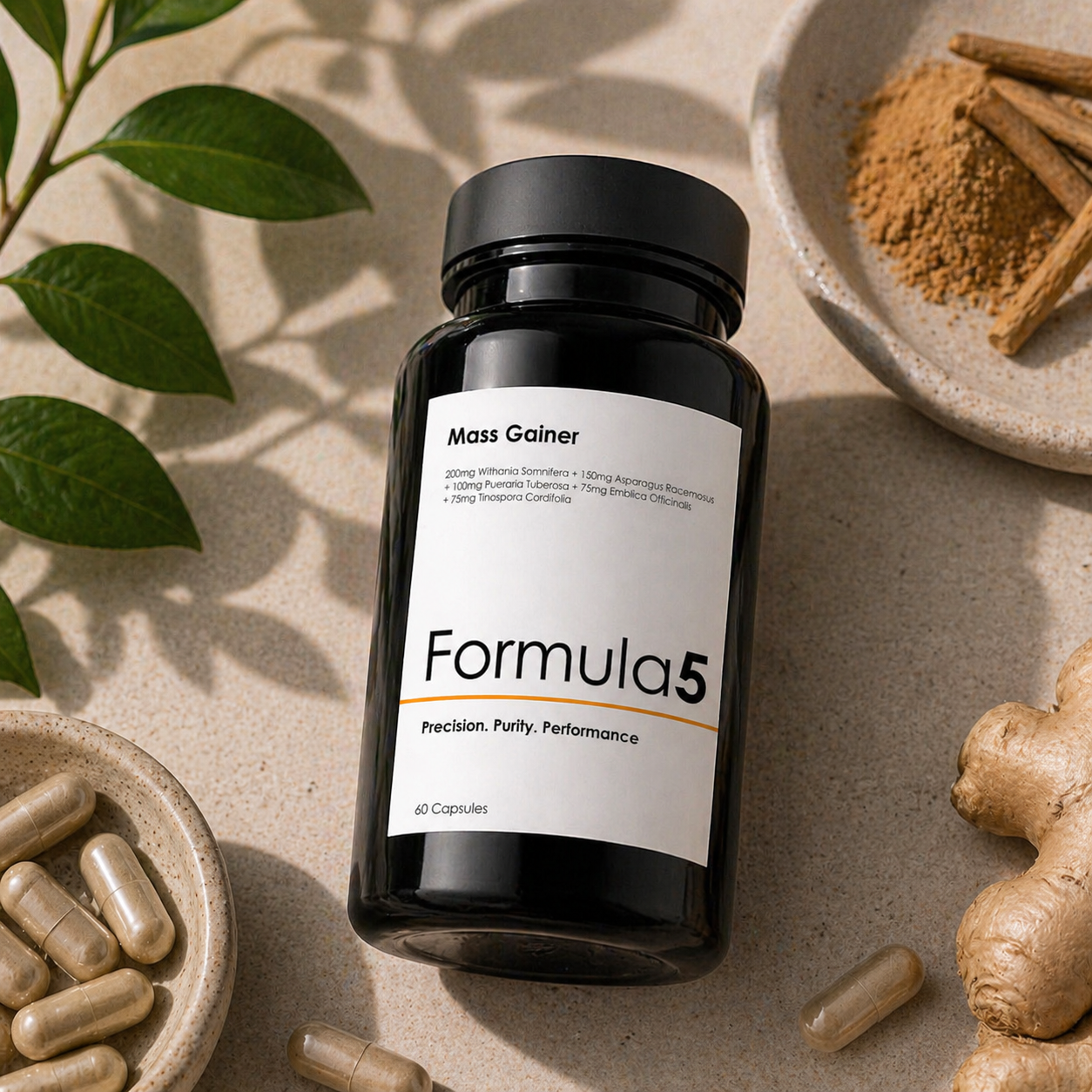 Vital Mass Capsules 200mg Ashwagandha